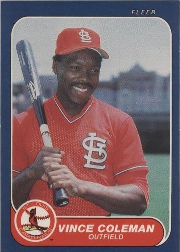 1986 Fleer - Vince Coleman #31
