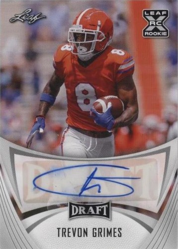 2021 Leaf Draft Trevon Grimes #BA-TG1