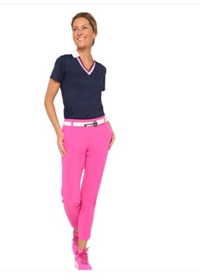 $120 Belyn Key Women s BK Crop Pants - Hot Pink - Size: Medium - New Tag