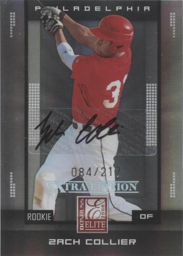 2008 Donruss Elite Extra Edition - Zach Collier #170