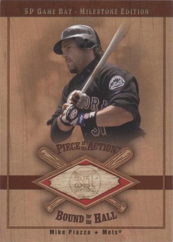 2001 SP Game Bat Edition Milestone - Mike Piazza #B-MP