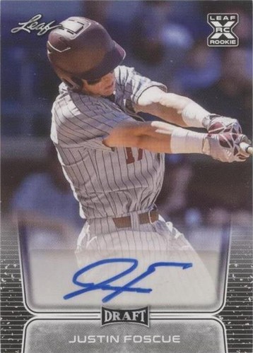 2020 Leaf Draft - Justin Foscue #BA-JF1
