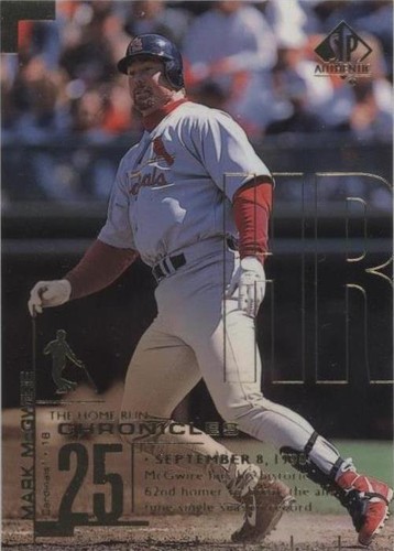 1999 SP Authentic - Mark McGwire #HR62
