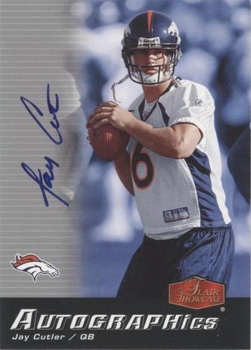 2006 Flair Showcase Jay Cutler #AU-JC