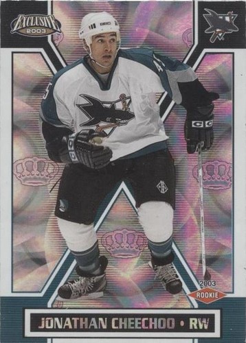 2002-03 Pacific Exclusive - Jonathan Cheechoo #190