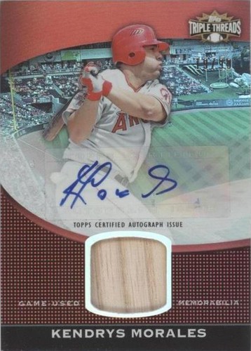 2011 Topps Triple Threads - Kendrys Morales #TTUAR-92