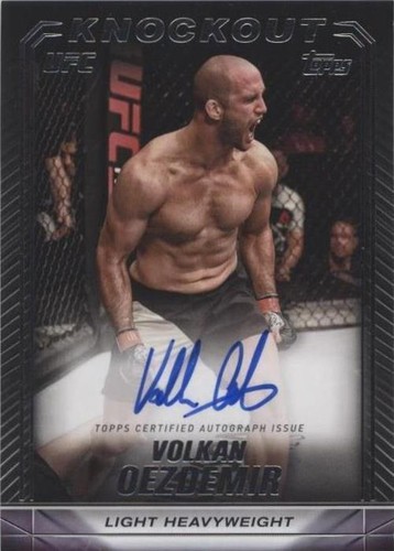 2024 Topps UFC Knockout - Volkan Oezdemir #KNA-VOR