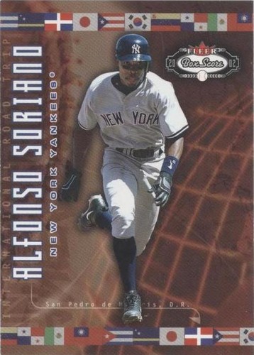2002 Fleer Box Score - Alfonso Soriano #221