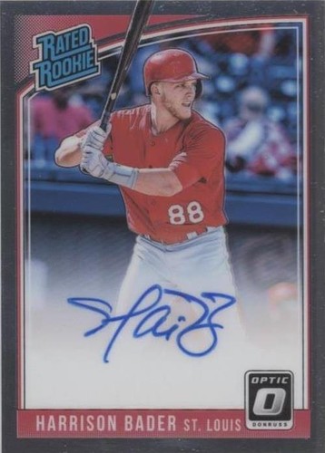 2018 Panini Donruss Optic - Harrison Bader #RRS-HB