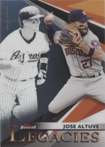 2021 Topps Finest - Craig Biggio Jose Altuve #FL-JA