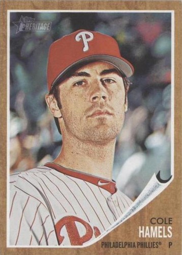 2011 Topps Heritage - Cole Hamels #46