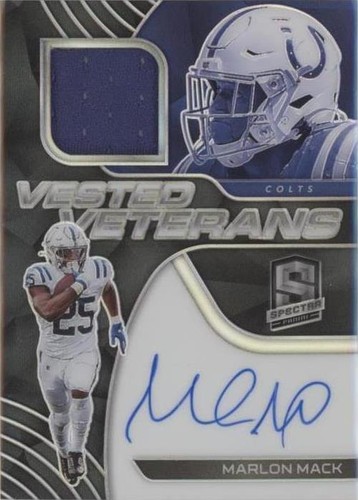 2020 Panini Spectra Marlon Mack #VV-MM