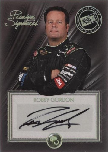 2010 Press Pass Premium - Robby Gordon #PS-RG