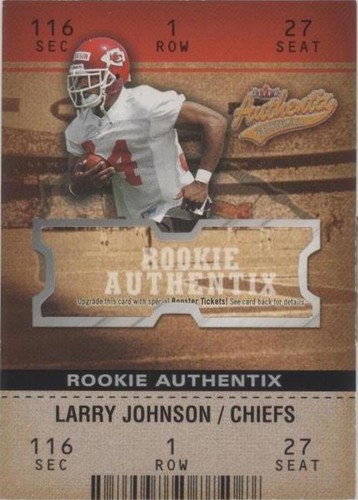 2003 Fleer Authentix Larry Johnson #109
