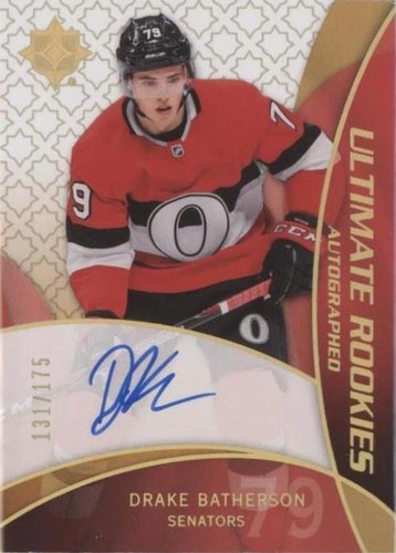 2018-19 Upper Deck Ultimate Collection - Drake Batherson #RRA-BA