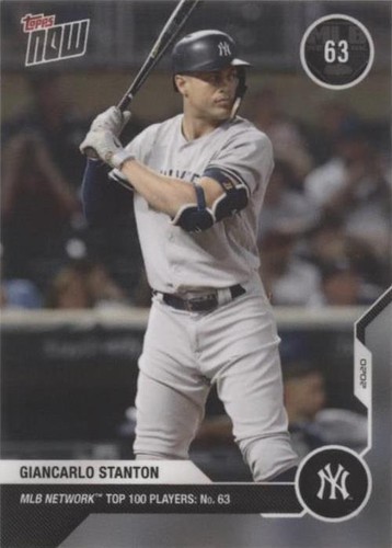 2020 Topps Now MLB Network Top 100 Players - Giancarlo Stanton #MN63