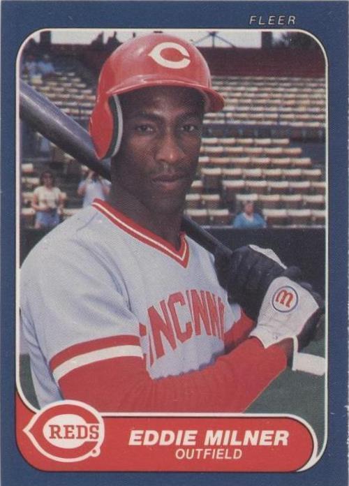 1986 Fleer - Eddie Milner #182