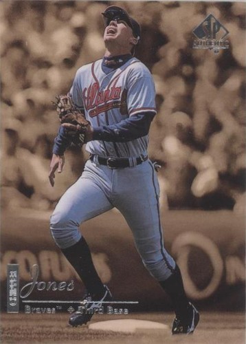 1999 SP Authentic - Chipper Jones #7