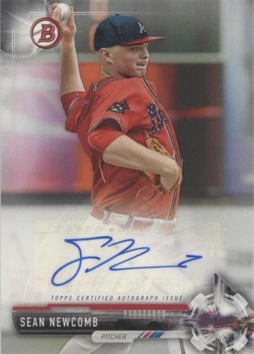 2017 Bowman - Sean Newcomb #PA-SN