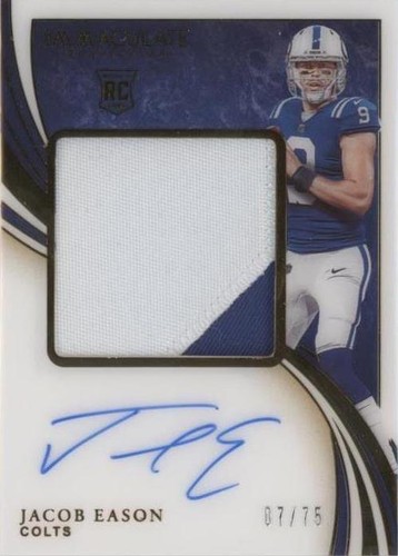 2020 Panini Immaculate Collection Jacob Eason #PPR-JEA