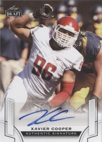 2015 Leaf Draft Xavier Cooper #BA-XC1