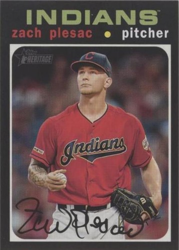 2020 Topps Heritage - Zach Plesac #254