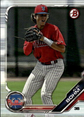 2019 Bowman Alec Bohm #BP-2 Prospects Philadelphia Phillies