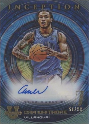 2022-23 Bowman Inception University - Cam Whitmore #BIA-CWT
