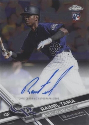 2017 Topps Chrome - Raimel Tapia #RA-RT