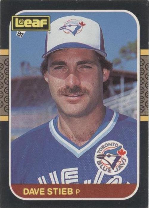 1987 Leaf Canadian - Dave Stieb #72