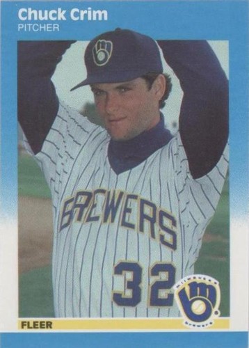 1987 Fleer Update - Chuck Crim #U-19