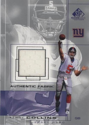 2001 SP Game Used Edition Kerry Collins #KC