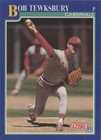 1991 Score - Bob Tewksbury #499