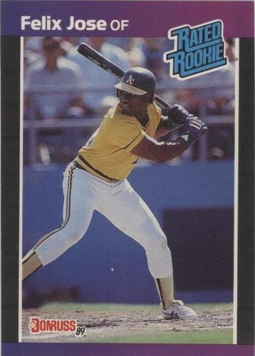1989 Donruss - Felix Jose #38