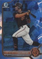 2022 Bowman Sapphire Edition - Luis Matos #BCP-55