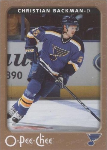 2006-07 O-Pee-Chee - Christian Backman #433