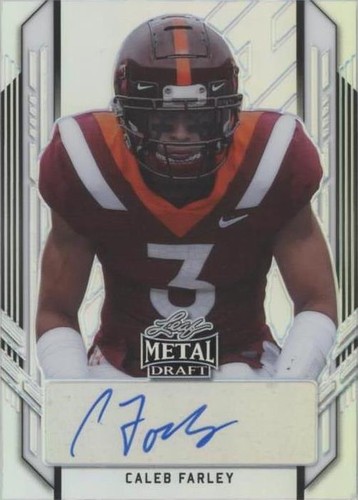 2021 Leaf Metal Draft Caleb Farley #PA-CF1