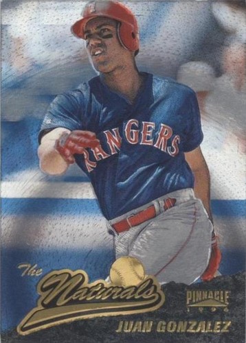 1996 Pinnacle The Naturals Juan Gonzalez Texas Rangers | eBay