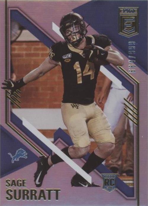 2021 Panini Donruss Elite Sage Surratt #127