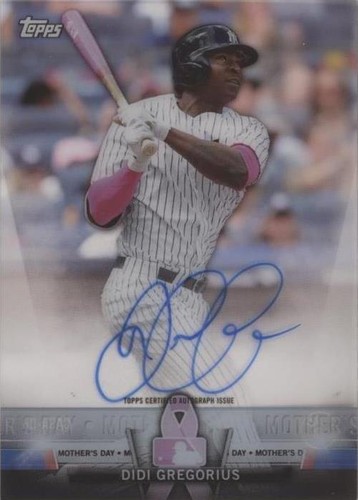 2018 Topps Clearly Authentic Autographs - Didi Gregorius #CASA-DG