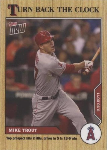 2020 Topps Now Turn Back the Clock - Mike Trout #153