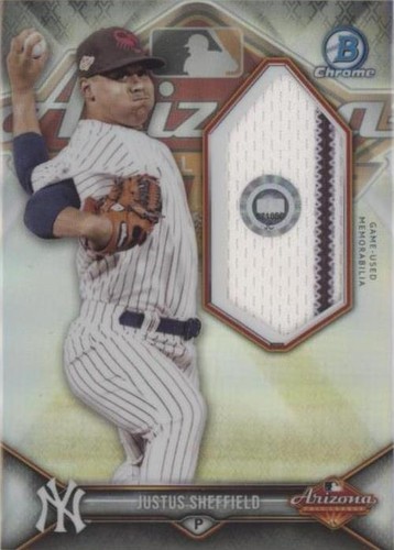 2018 Bowman Chrome - Justus Sheffield #AFLR-JS