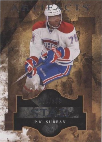 2011-12 Upper Deck Artifacts - P. K. Subban #140