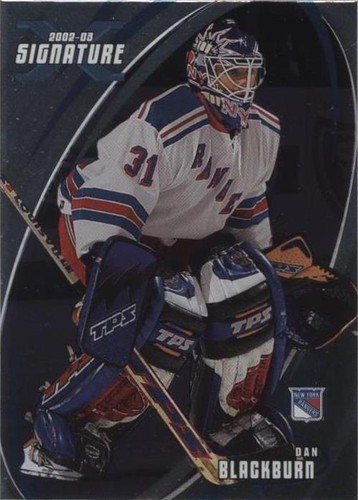 2002-03 In the Game Be A Player Signature Series - Dan Blackburn #172