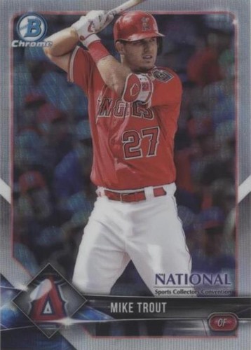 2018 Bowman Chrome National Convention - Mike Trout #BNR-MT