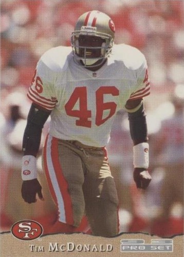 1993 Pro Set Tim McDonald #394