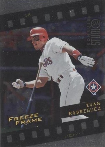 1998 Donruss Studio - Ivan Rodriguez #18