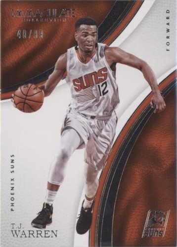 2016-17 Panini Immaculate Collection - T.J. Warren #93