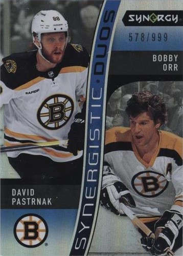 2023-24 Upper Deck Synergy - Bobby Orr David Pastrnak #SD-9