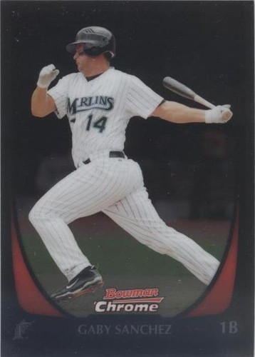 2011 Bowman Chrome - Gaby Sanchez #164